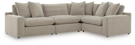Maxton Heights Pebble 4-Piece Sectional from Ashley Furniture - Luna Furniture