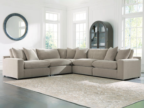 Maxton Heights Pebble 5-Piece Sectional from Ashley - Luna Furniture