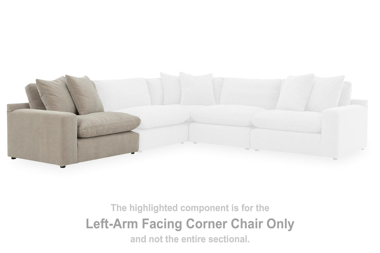 Maxton Heights Pebble Left-Arm Facing Corner Chair from Ashley - Luna Furniture