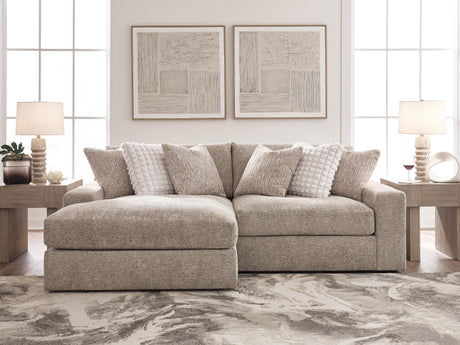 Nexora-Court Burlap 2-Piece Sectional with Chaise from Ashley - Luna Furniture