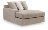 Nexora-Court Burlap Left-Arm Facing Corner Chaise from Ashley - Luna Furniture