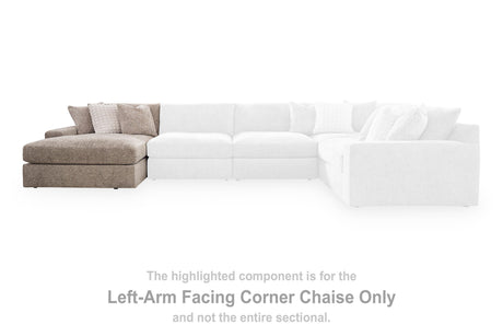 Nexora-Court Burlap Left-Arm Facing Corner Chaise from Ashley - Luna Furniture