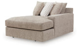 Nexora-Court Burlap Right-Arm Facing Corner Chaise from Ashley - Luna Furniture