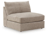 Nexora-Court Burlap Armless Chair from Ashley - Luna Furniture