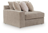 Nexora-Court Burlap Left-Arm Facing Corner Chair from Ashley - Luna Furniture
