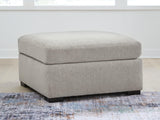 ModMax Luxe Flint Oversized Accent Ottoman from Ashley - Luna Furniture