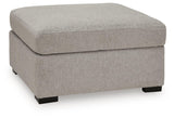 ModMax Luxe Flint Oversized Accent Ottoman from Ashley - Luna Furniture