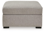 ModMax Luxe Flint Oversized Accent Ottoman from Ashley - Luna Furniture