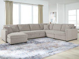 ModMax Luxe Flint 5-Piece Sectional with Chaise and Pop Up Sleeper from Ashley - Luna Furniture
