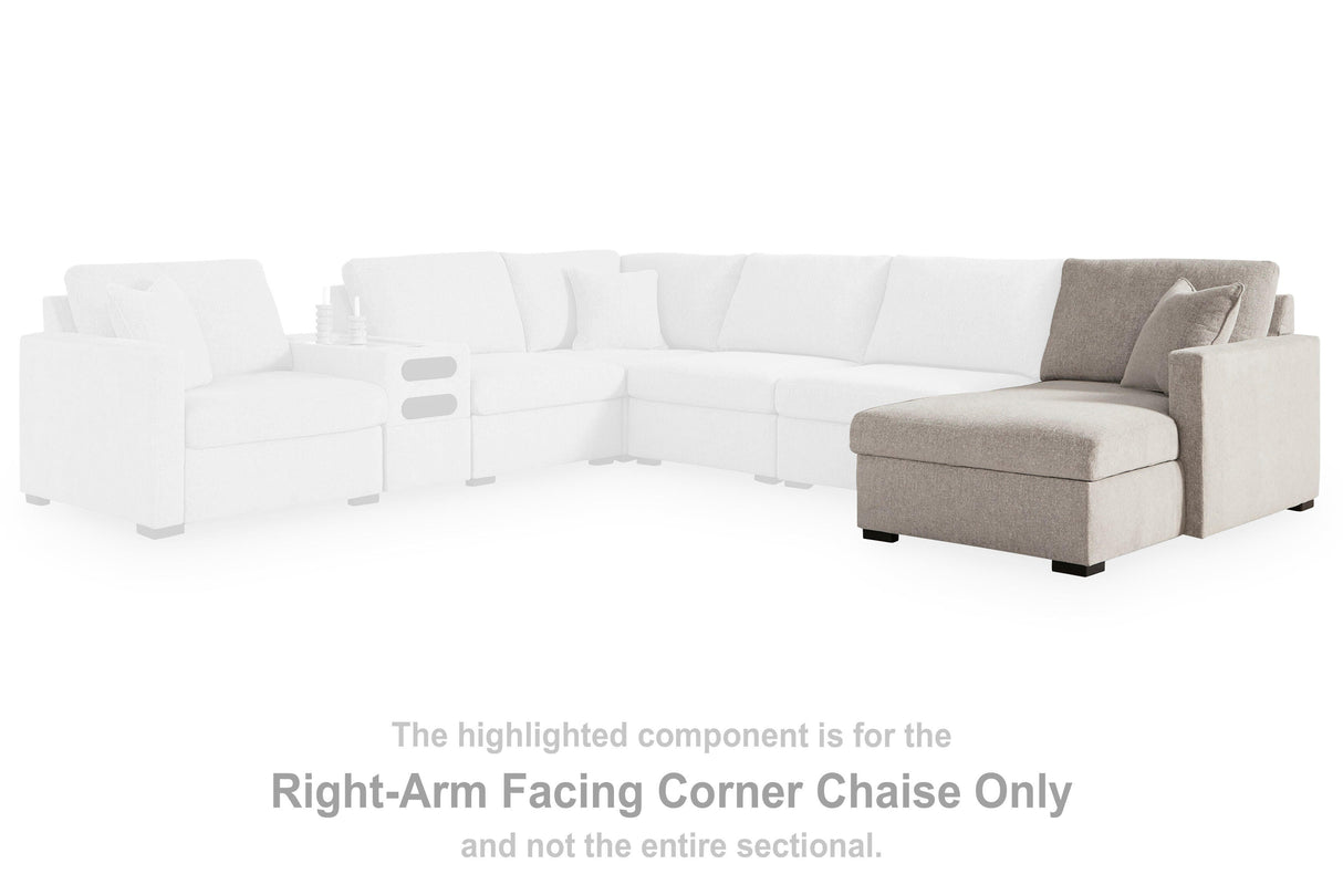 ModMax Luxe Flint Right-Arm Facing Corner Chaise from Ashley - Luna Furniture