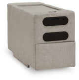 ModMax Luxe Flint Console with Audio System from Ashley - Luna Furniture