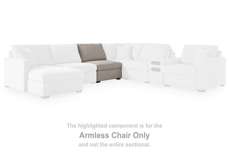 ModMax Luxe Flint Armless Chair from Ashley - Luna Furniture