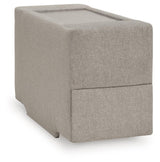 ModMax Luxe Flint Console with Storage from Ashley - Luna Furniture