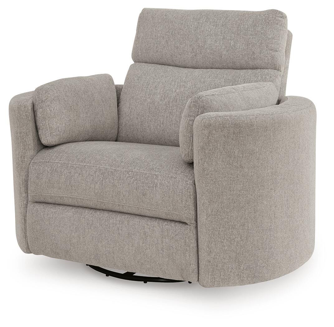ModMax Luxe Flint Swivel Glider Power Recliner from Ashley - Luna Furniture