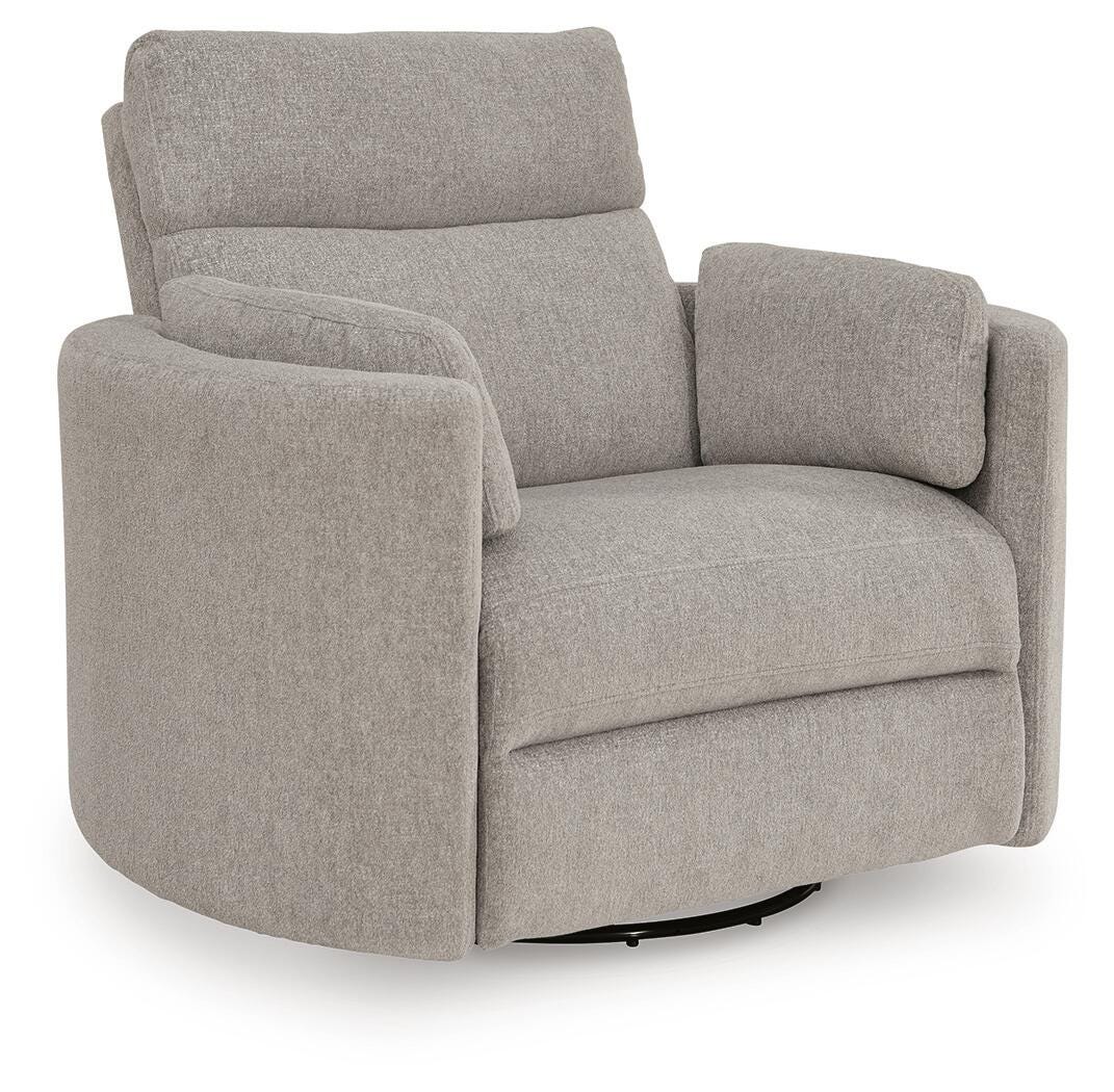 ModMax Luxe Flint Swivel Glider Power Recliner from Ashley - Luna Furniture