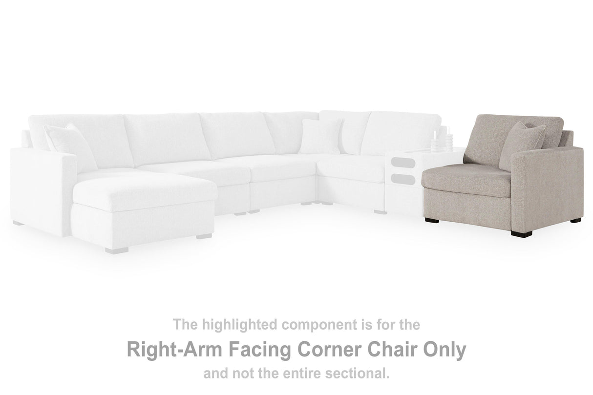 ModMax Luxe Flint Right-Arm Facing Corner Chair from Ashley - Luna Furniture