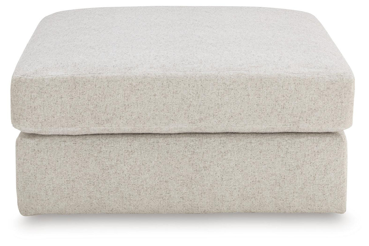 Kestrie Feathered Oversized Accent Ottoman from Ashley - Luna Furniture