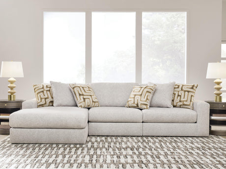 Kestrie Feathered 3-Piece Sectional Sofa LAF Chaise from Ashley - Luna Furniture