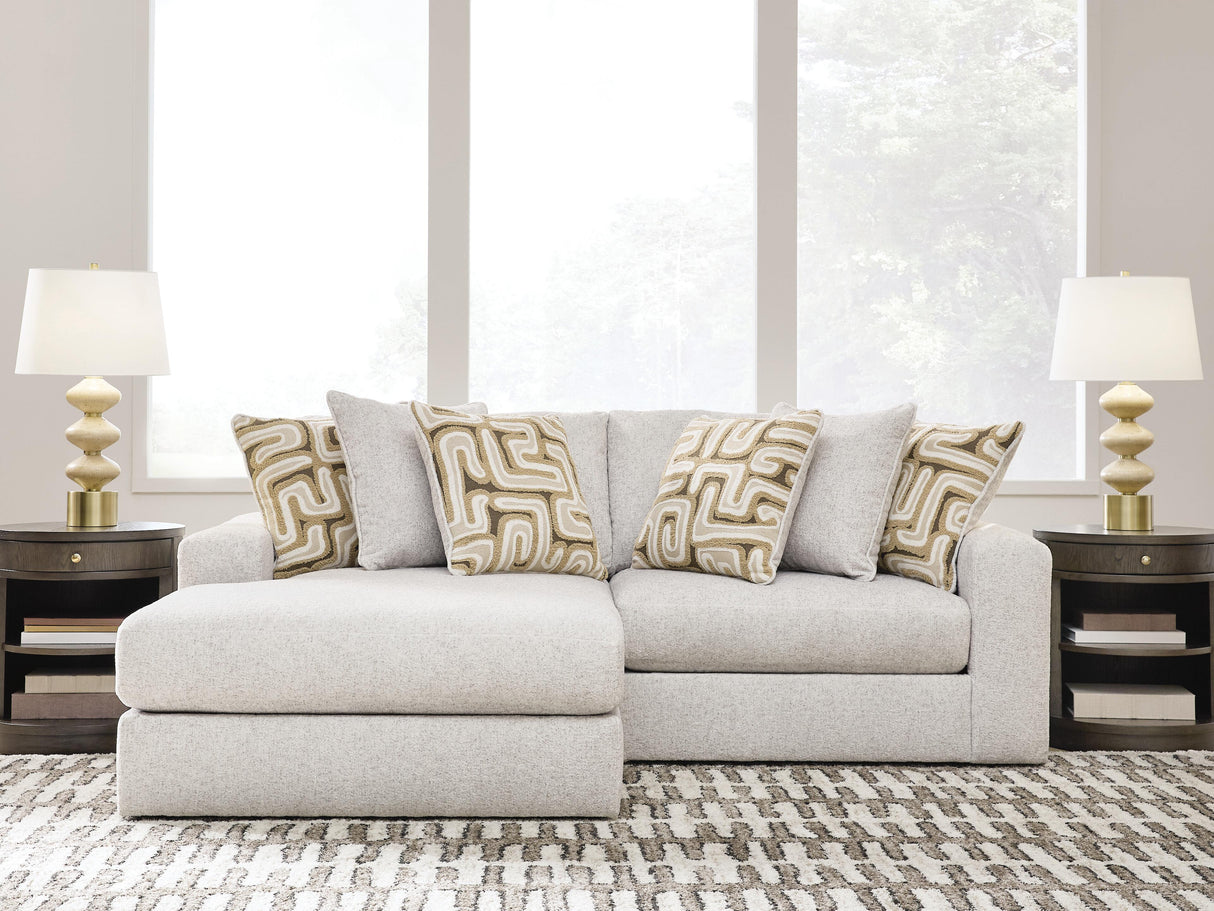 Kestrie Feathered 2-Piece Sectional with LAF Chaise from Ashley - Luna Furniture