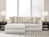 Kestrie Feathered 2-Piece Sectional with LAF Chaise from Ashley - Luna Furniture