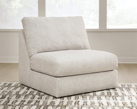 Kestrie Feathered Armless Chair from Ashley - Luna Furniture