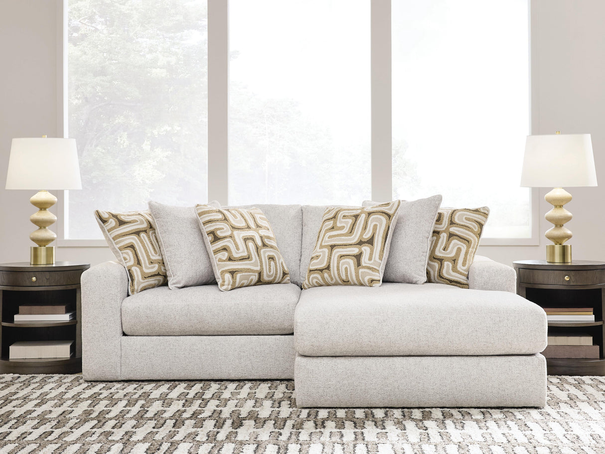 Kestrie Feathered 2-Piece Sectional with RAF Chaise from Ashley - Luna Furniture