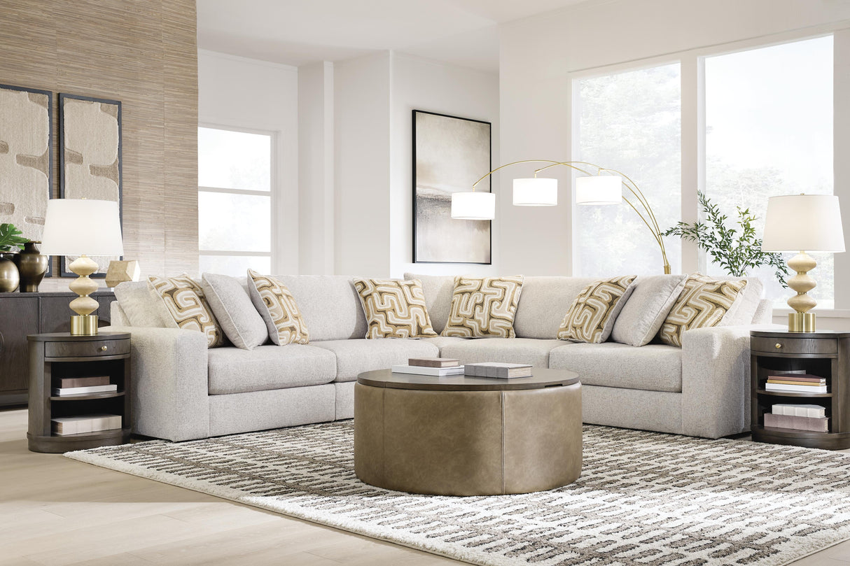 Kestrie Feathered 5-Piece Sectional from Ashley - Luna Furniture