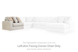 Kestrie Feathered Left-Arm Facing Corner Chair from Ashley - Luna Furniture