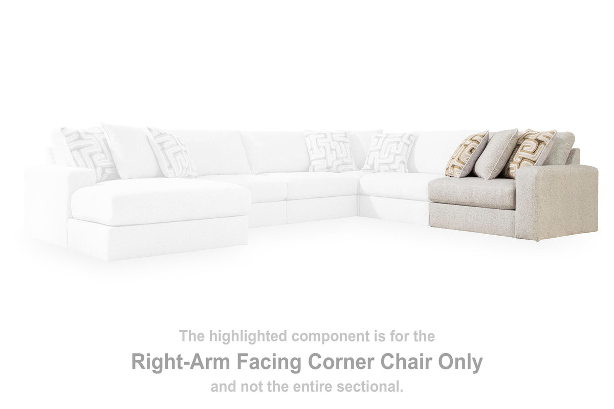 Kestrie Feathered Right-Arm Facing Corner Chair from Ashley - Luna Furniture
