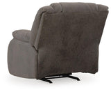 First Base Gunmetal Reclining Sofa, Loveseat and Recliner from Ashley Furniture - Luna Furniture