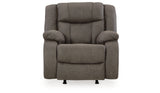 First Base Gunmetal Reclining Loveseat and 2 Recliners from Ashley Furniture - Luna Furniture