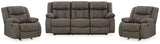 First Base Reclining Sofa and Recliner from Ashley - Luna Furniture
