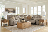 Pearce-Pike Birch 3-Piece Reclining Sectional with Console from Ashley Furniture - Luna Furniture