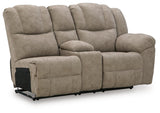 Pearce-Pike Birch Right-Arm Facing Reclining Loveseat with Console from Ashley Furniture - Luna Furniture