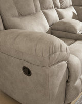 Pearce-Pike Birch 3-Piece Reclining Sectional with Console from Ashley Furniture - Luna Furniture