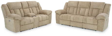 Tip-Off Wheat Power Reclining Living Room Set from Ashley - Luna Furniture