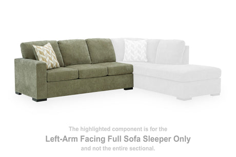 Bridgepoint Moss Left-Arm Facing Full Sofa Sleeper from Ashley - Luna Furniture