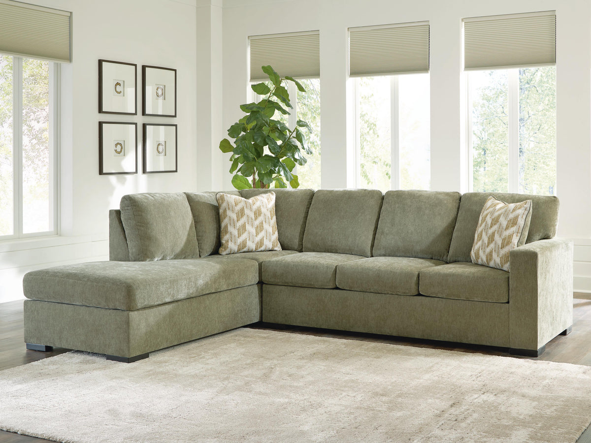 Bridgepoint Moss 2-Piece Sectional with Chaise from Ashley - Luna Furniture