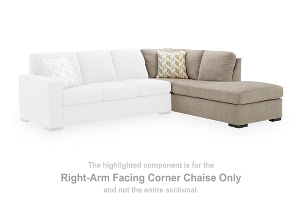Bridgepoint Stone Right-Arm Facing Corner Chaise