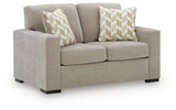 Bridgepoint Stone Loveseat from Ashley - Luna Furniture