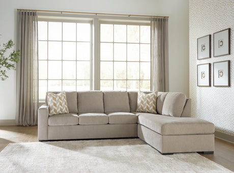 Bridgepoint Stone 2-Piece Sectional with Chaise from Ashley - Luna Furniture
