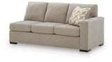 Bridgepoint Stone Right-Arm Facing Full Sofa Sleeper from Ashley - Luna Furniture