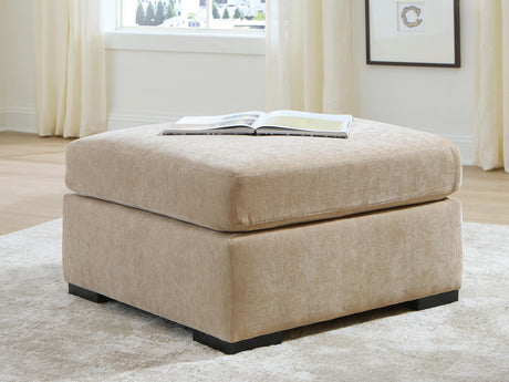 Bridgepoint Almond Oversized Accent Ottoman from Ashley - Luna Furniture