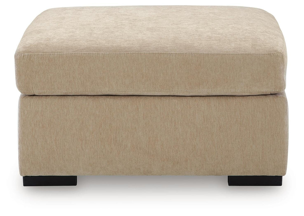 Bridgepoint Almond Oversized Accent Ottoman from Ashley - Luna Furniture