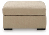 Bridgepoint Almond Oversized Accent Ottoman from Ashley - Luna Furniture