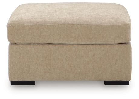 Bridgepoint Almond Oversized Accent Ottoman from Ashley - Luna Furniture