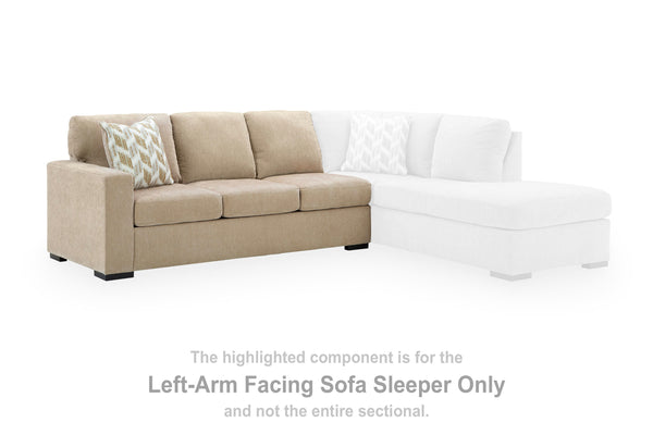 Bridgepoint Almond Left-Arm Facing Sofa Sleeper