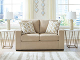 Bridgepoint Almond Loveseat from Ashley - Luna Furniture