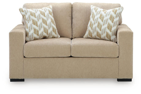 Bridgepoint Almond Loveseat from Ashley - Luna Furniture
