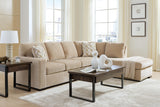Bridgepoint Almond 2-Piece Sectional with RAF Chaise from Ashley - Luna Furniture